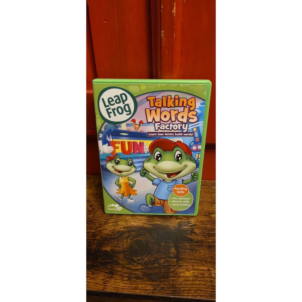LeapFrog: Talking Words Factory DVD Phonics Reading Alphabet Alphabet Kids EUC
